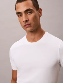 Calvin Klein 3er-Pack Schmale T-Shirts - Cotton Stretch Blend^Herren Nachtwäsche & LoungewearFrisch Eingetroffen