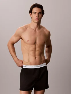 Calvin Klein 3er-Pack Slim Boxershorts - Icon Cotton Stretch^Herren Slips|Boxers