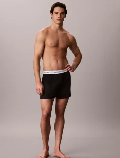 Calvin Klein 3er-Pack Slim Boxershorts - Icon Cotton Stretch^Herren Slips|Boxers