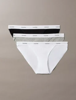 Calvin Klein 3er-Pack Slips - Cotton Stretch Rib^Damen Multipacks|Unterhosen