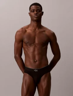 Calvin Klein 3er-Pack Slips - Graphic Monogram Cotton Stretch^Herren Slips