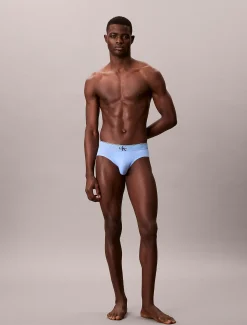 Calvin Klein 3er-Pack Slips - Graphic Monogram Cotton Stretch^Herren Slips