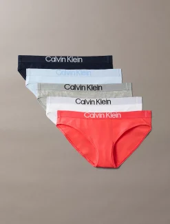 Calvin Klein 5er-Pack Slips - Maximum Cotton^Damen Multipacks|Unterhosen