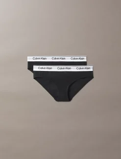 Calvin Klein 2er-Pack Slips für Mädchen - Icon Cotton Stretch^Kinder Unterwäsche|Unterwäsche