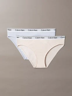 Calvin Klein 2er-Pack Slips für Mädchen - Icon Cotton Stretch^Kinder Unterwäsche|Unterwäsche