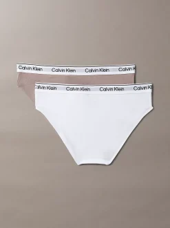 Calvin Klein 2er-Pack Slips für Mädchen - Icon Cotton Stretch^Kinder Unterwäsche|Unterwäsche