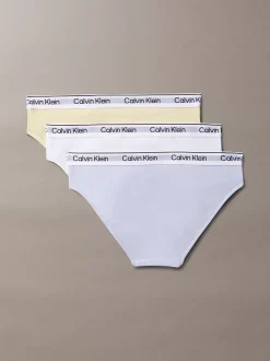 Calvin Klein 3er-Pack Slips für Mädchen - Icon Cotton Stretch^Kinder Unterwäsche|Unterwäsche