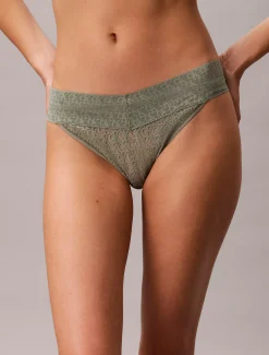 Calvin Klein 3er-Pack Slips mit niedriger Leibhöhe - Icon Logo Lace^Damen Multipacks|Unterhosen