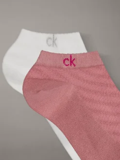 Calvin Klein 2er-Pack Sneaker-Socken aus weicher Struktur^Damen Socken & Strumpfhosen|Socken & Strumpfhosen