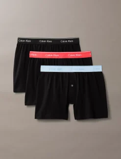 Calvin Klein 3er-Pack Strick-Boxershorts - Cotton Classics^Herren Slips|Boxers