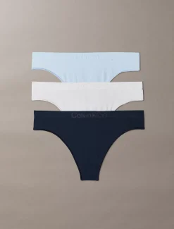 Calvin Klein 3er-Pack Strings - Bonded Flex Seamless^Damen Multipacks|Unterhosen