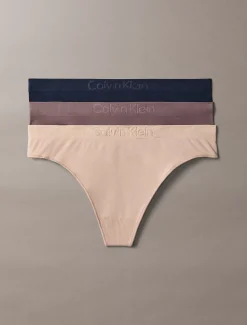 Calvin Klein 3er-Pack Strings - Bonded Flex Seamless^Damen Multipacks|Unterhosen