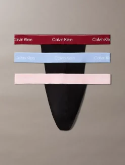 Calvin Klein 3er-Pack Strings - Icon Cotton Stretch^Herren Jockstraps & Tangas