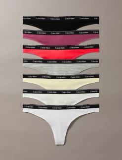 Calvin Klein 7er-Pack Strings - Icon Logo^Damen Multipacks|Unterhosen