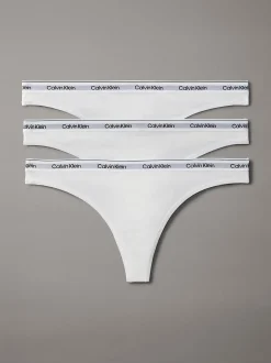 Calvin Klein 3er-Pack Strings - Icon Logo^Damen Multipacks|Unterhosen