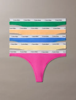 Calvin Klein 5er-Pack Strings - Icon Logo^Damen Multipacks|Unterhosen