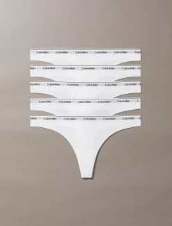 Calvin Klein 5er-Pack Strings - Icon Logo^Damen Multipacks|Unterhosen