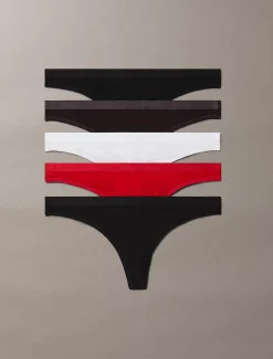 Calvin Klein 5er-Pack Strings - Icon Logo^Damen Multipacks|Unterhosen
