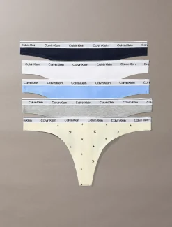 Calvin Klein 5er-Pack Strings - Icon Logo^Damen Multipacks|Unterhosen