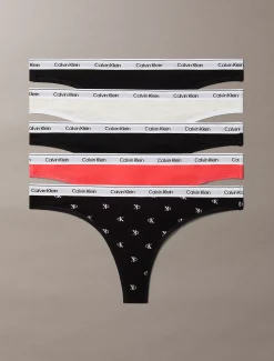Calvin Klein 5er-Pack Strings - Icon Logo^Damen Multipacks|Unterhosen