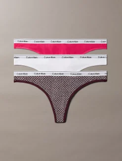 Calvin Klein 3er-Pack Strings - Icon Logo^Damen Multipacks|Unterhosen