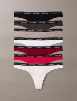 Calvin Klein 7er-Pack Strings - Icon Logo^Damen Multipacks|Unterhosen