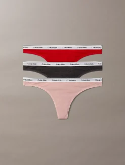 Calvin Klein 3er-Pack Strings - Icon Logo^Damen Multipacks|Unterhosen