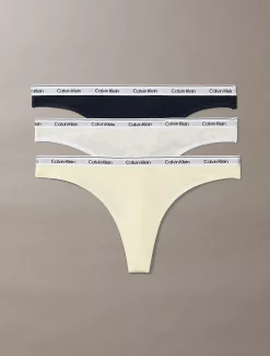 Calvin Klein 3er-Pack Strings - Icon Logo^Damen Multipacks|Unterhosen