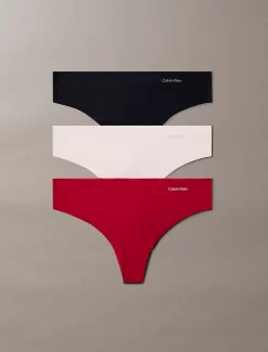 Calvin Klein 3er-Pack Strings - Invisibles^Damen Multipacks|Unterhosen