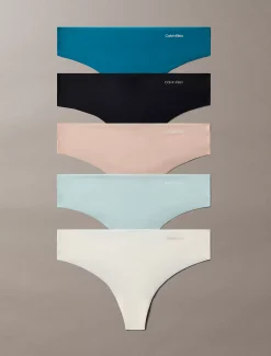 Calvin Klein 5er-Pack Strings - Invisibles^Damen Multipacks|Unterhosen