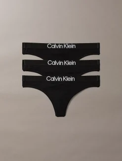 Calvin Klein 3er-Pack Strings - Maximum Cotton^Damen Multipacks|Unterhosen