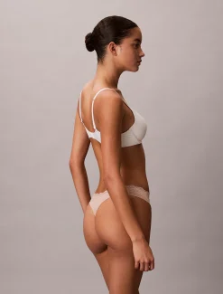 Calvin Klein 3er-Pack Strings - Micro Stretch with Lace^Damen Multipacks|Unterhosen