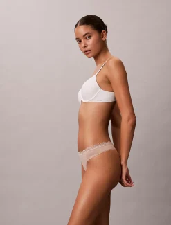 Calvin Klein 3er-Pack Strings - Micro Stretch with Lace^Damen Multipacks|Unterhosen
