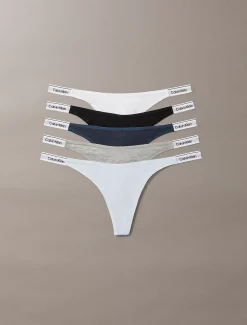 Calvin Klein 5er-Pack Strings - Modern Logo^Damen Unterhosen