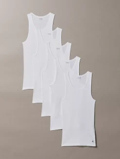 Calvin Klein 5er-Pack Tanktops - Cotton Classics^Herren T-shirts|Nachtwäsche & LoungewearFrisch Eingetroffen