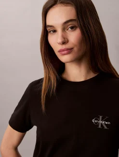 Calvin Klein 2er-Pack T-Shirts aus Baumwolle mit Monogramm^Damen T-shirts & Tops