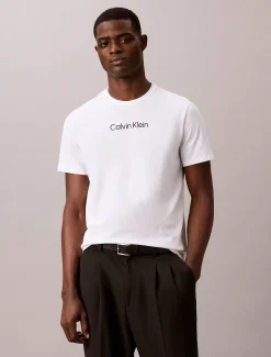 Calvin Klein Essential-Logo-T-Shirt aus Baumwolle^Herren T-shirts