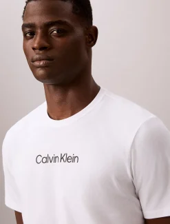 Calvin Klein Essential-Logo-T-Shirt aus Baumwolle^Herren T-shirts