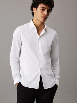 Calvin Klein Extra schmales Anzughemd aus Popeline^Herren Anzüge|Hemden & Poloshirts