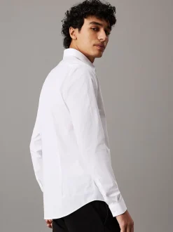 Calvin Klein Extra schmales Anzughemd aus Popeline^Herren Anzüge|Hemden & Poloshirts