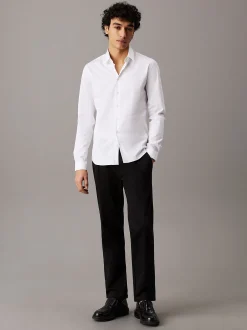 Calvin Klein Extra schmales Anzughemd aus Popeline^Herren Anzüge|Hemden & Poloshirts