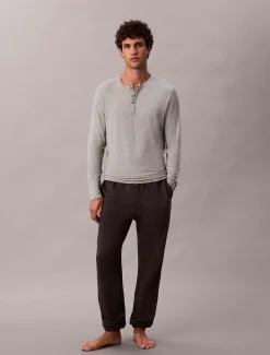 Calvin Klein Extrem weiches Henley-Lounge-Top aus Modal^Herren Nachtwäsche & LoungewearFrisch Eingetroffen