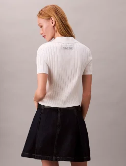 Calvin Klein Faltenrock aus Denim^Damen Kleider & Röcke