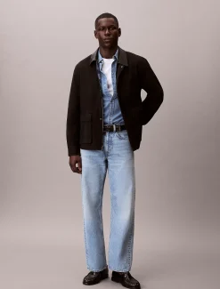 Calvin Klein Feldjacke aus Baumwoll-Canvas^Herren JackenFrisch Eingetroffen