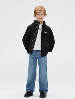 Calvin Klein Feldjacke aus schnell trocknendem Strick^Kinder Jacken & MäntelFrisch Eingetroffen|Kleidung