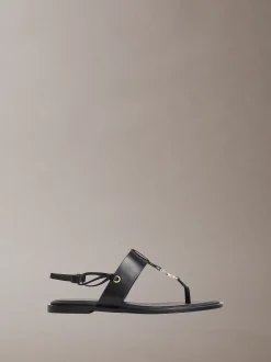 Calvin Klein Filomena - Slingback-Sandalen aus Leder^Damen SandalenFrisch Eingetroffen