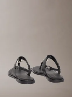 Calvin Klein Filomena - Slingback-Sandalen aus Leder^Damen SandalenFrisch Eingetroffen