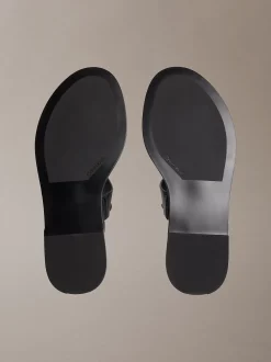 Calvin Klein Filomena - Slingback-Sandalen aus Leder^Damen SandalenFrisch Eingetroffen