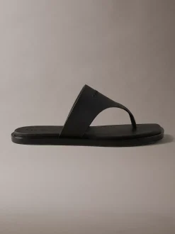 Calvin Klein Finni - Flache Jelly-Zehentrenner-Sandalen^Damen Slippers|SandalenFrisch Eingetroffen