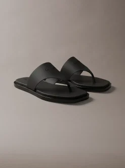 Calvin Klein Finni - Flache Jelly-Zehentrenner-Sandalen^Damen Slippers|SandalenFrisch Eingetroffen